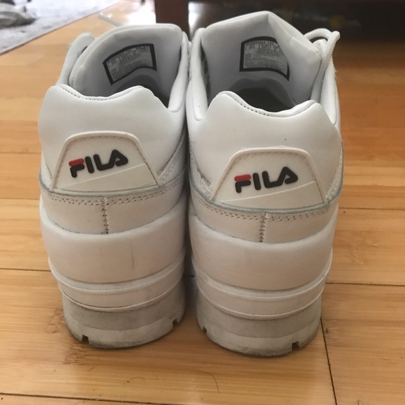 Chunky White Platforms: Fila Trailblazers - Picture 4 of 4